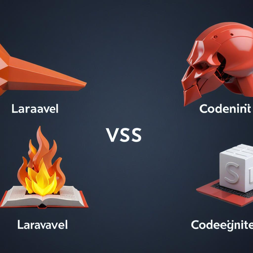 Comparison of Laravel vs CodeIgniter1 – Features/Ease of Use/Support/Third Party Libraries/AI/Blockchain/ERP in 2024
