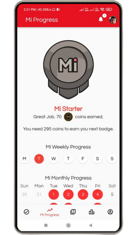 mi365 Progress Tracking